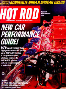 HOT ROD 1966 NOV - Mr NORM, DUTCHMAN, NEW '67s, DUECES